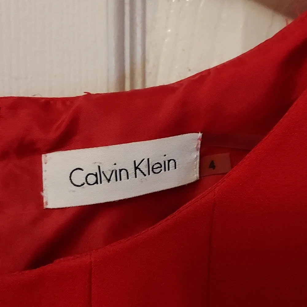 Calvin Klein red dress - Picture 4 of 6